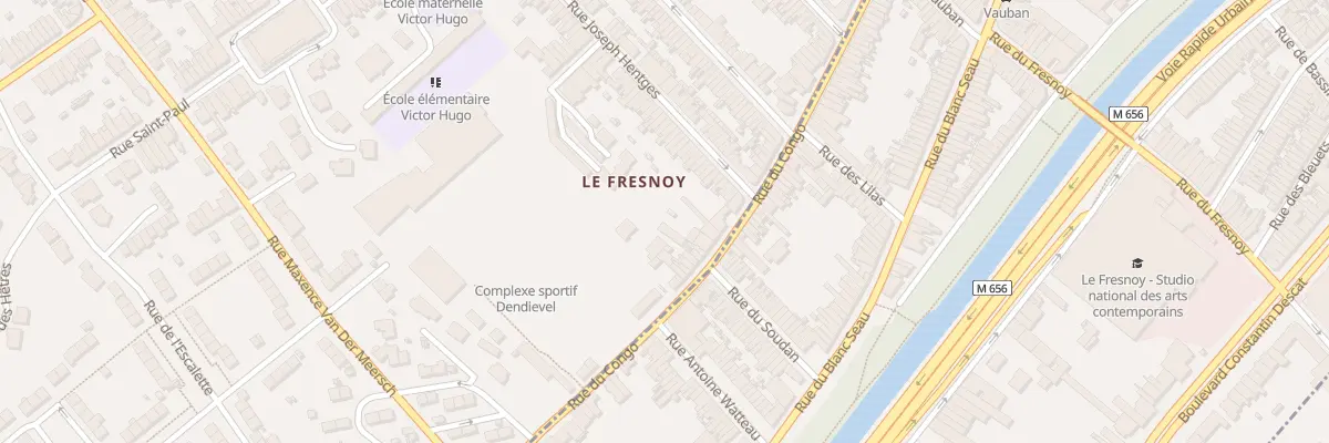 Plan du 247 Rue du Congo à Mouvaux