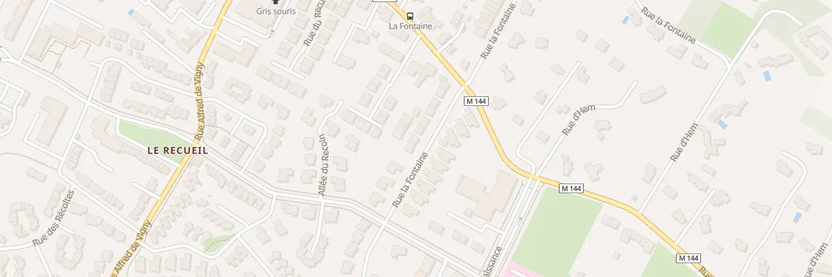 Plan du 71 Rue la Fontaine à Villeneuve-d’Ascq