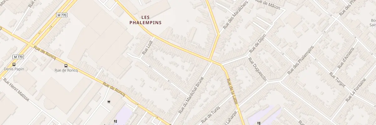 Plan du 15 Rue Racine à Tourcoing