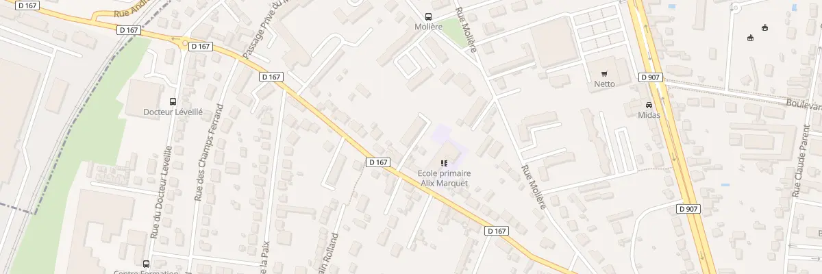 Plan du 50 Rue de Vauzelles à Nevers