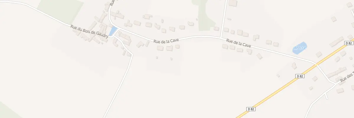 Plan du 21 Rue de la Cave à Saint-Sérotin