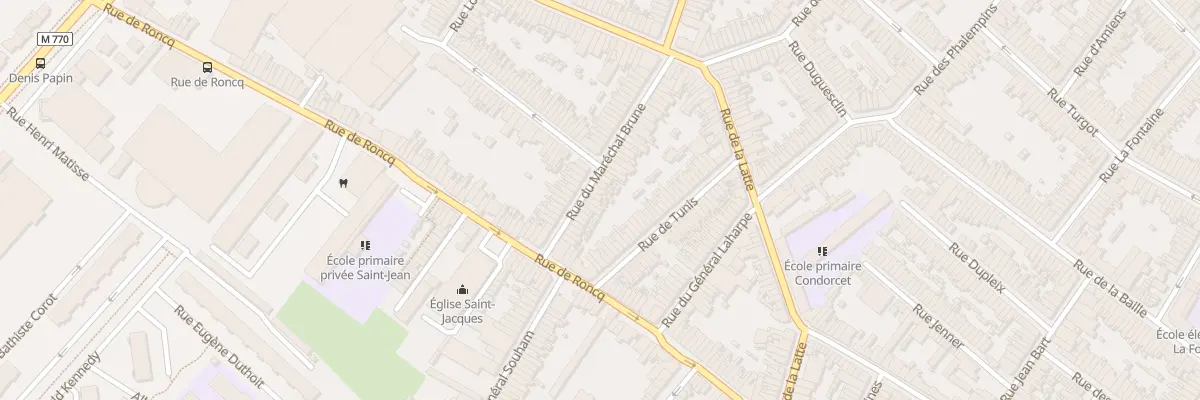 Plan du 47 Rue du Maréchal Brune à Tourcoing