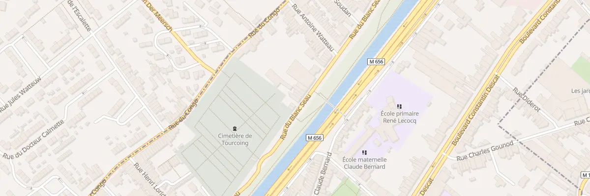 Plan du 486 Rue du Blanc Seau à Tourcoing
