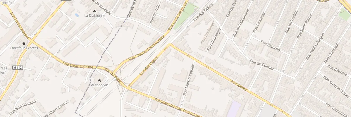 Plan du 219 Rue Kléber à Croix