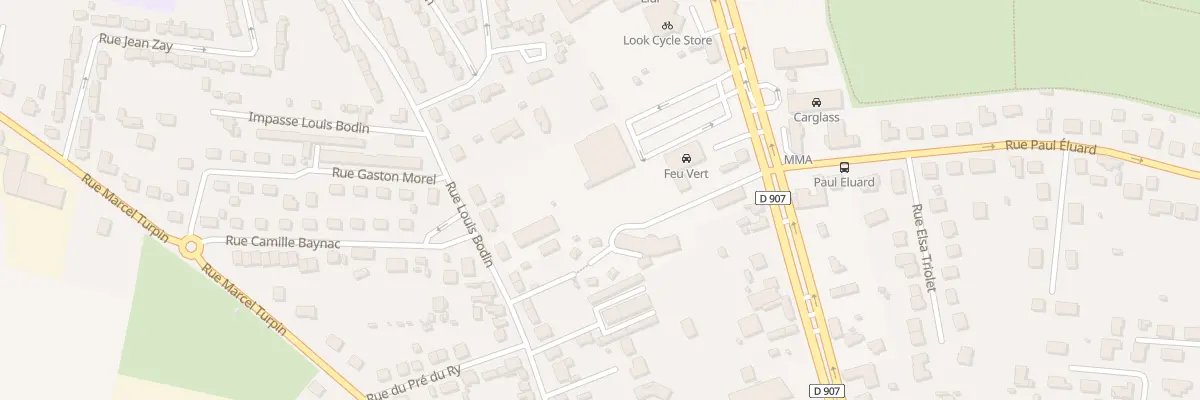 Plan du 22 Rue Louis Bodin à Varennes-Vauzelles