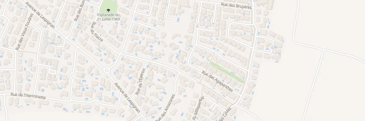 Plan du 22 Rue des Agapanthes à Colombiers