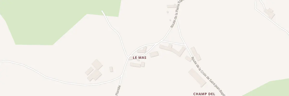 Plan du 5044A La Fage à La Fage-Montivernoux