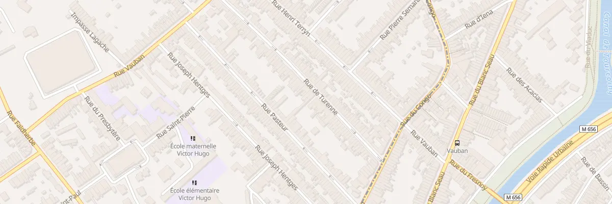 Plan du 74 Rue de Turenne à Mouvaux