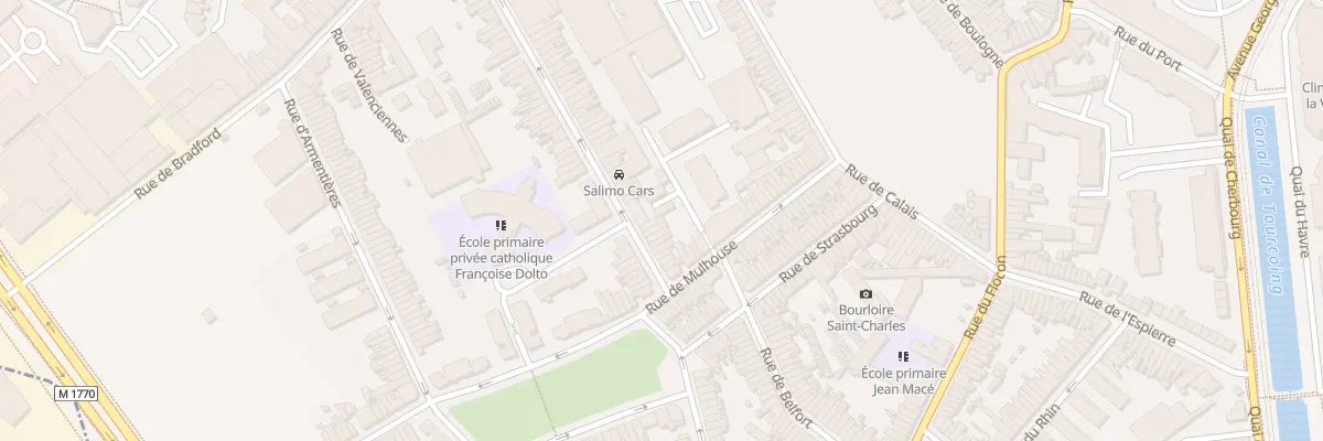 Plan du 115 Rue d’ Angleterre à Tourcoing