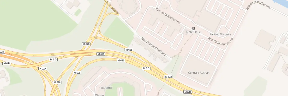 Plan du 16 Rue Edouard Vaillant à Villeneuve-d’Ascq
