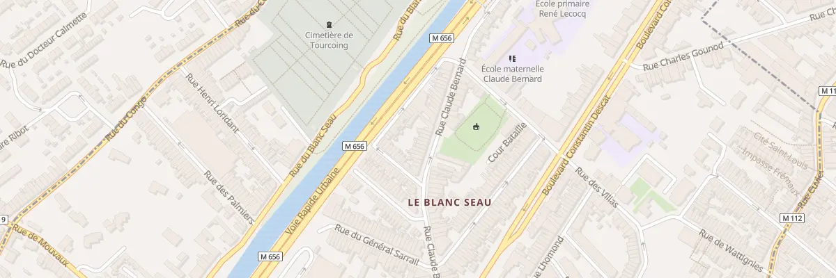 Plan du 46 Rue Claude Bernard à Tourcoing