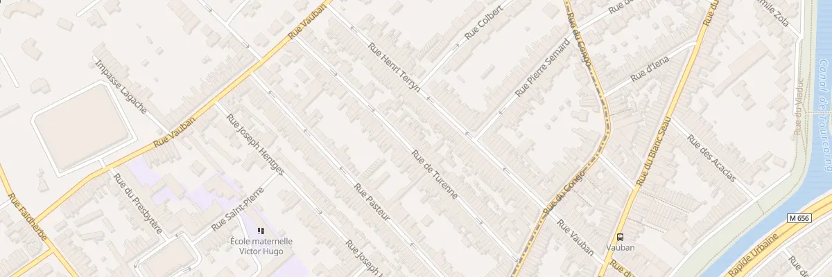 Plan du 59 Rue de Turenne à Mouvaux