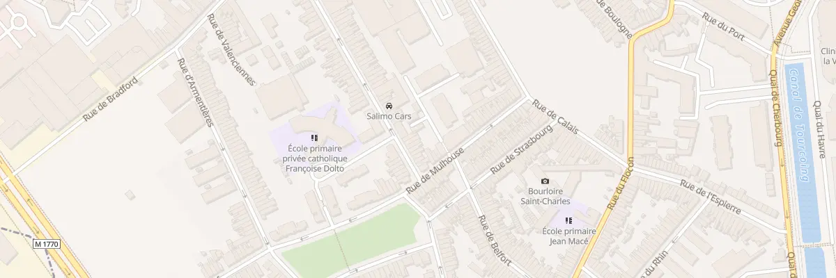 Plan du 117 Rue d’ Angleterre à Tourcoing