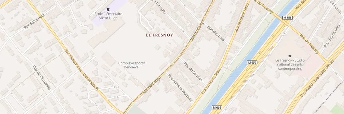 Plan du 237 Rue du Congo à Mouvaux