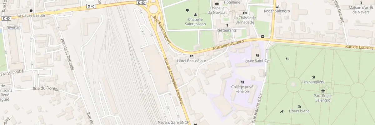 Plan du 7A Rue Saint Gildard à Nevers