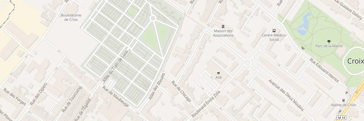 Plan du 23 Rue Jules Guesde à Croix