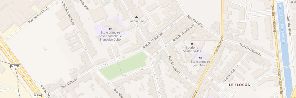Plan du 67 Rue de Mulhouse à Tourcoing