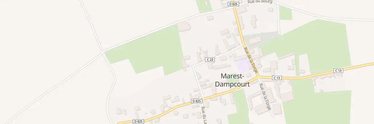 Plan du 10 Rue de l’Eglise à Marest-Dampcourt