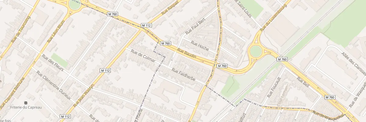 Plan du 27 Rue Baudin à Croix