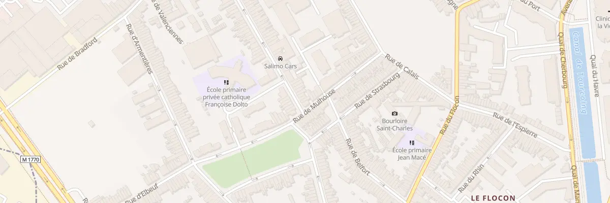 Plan du 129 Rue d’ Angleterre à Tourcoing