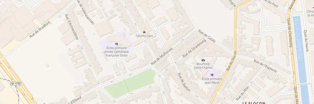 Plan du 127 Rue d’ Angleterre à Tourcoing