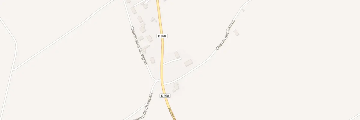 Plan du 59 Rte de Champeix à Plauzat