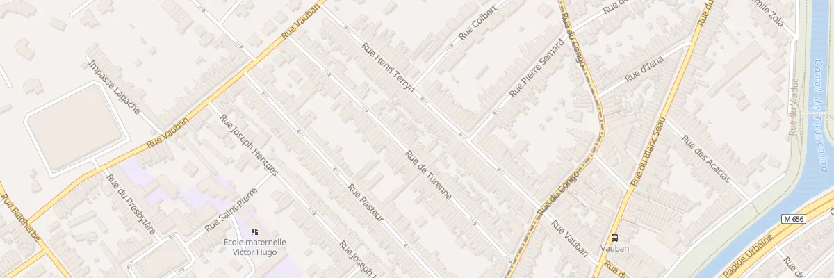 Plan du 61 Rue de Turenne à Mouvaux