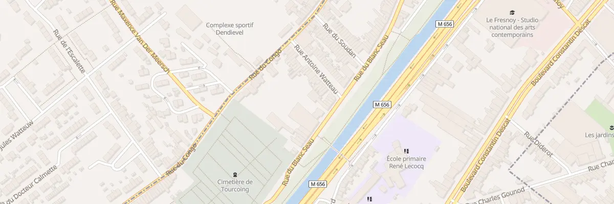 Plan du 468 Rue du Blanc Seau à Tourcoing