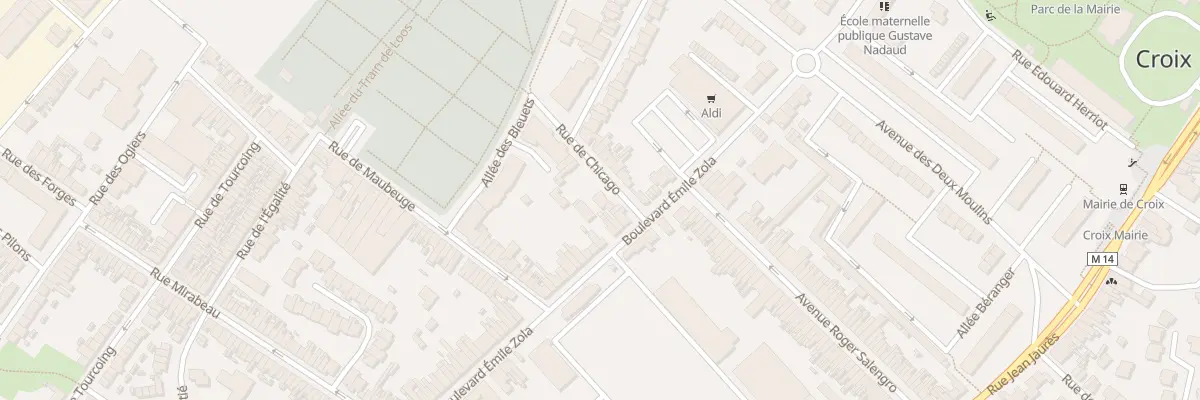 Plan du 5 Rue de Chicago à Croix