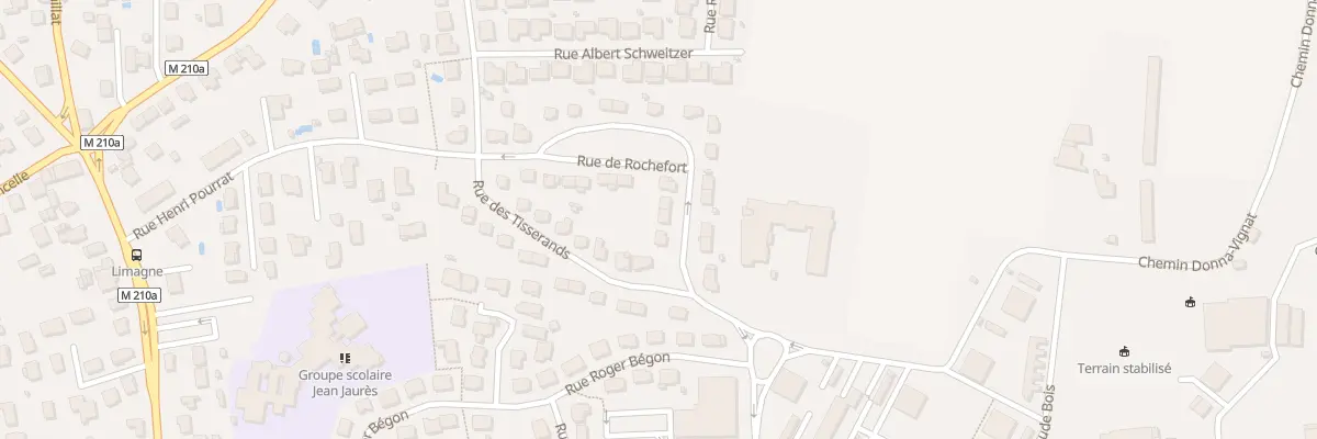 Plan du 3 Rue Gustave Courbet à Gerzat