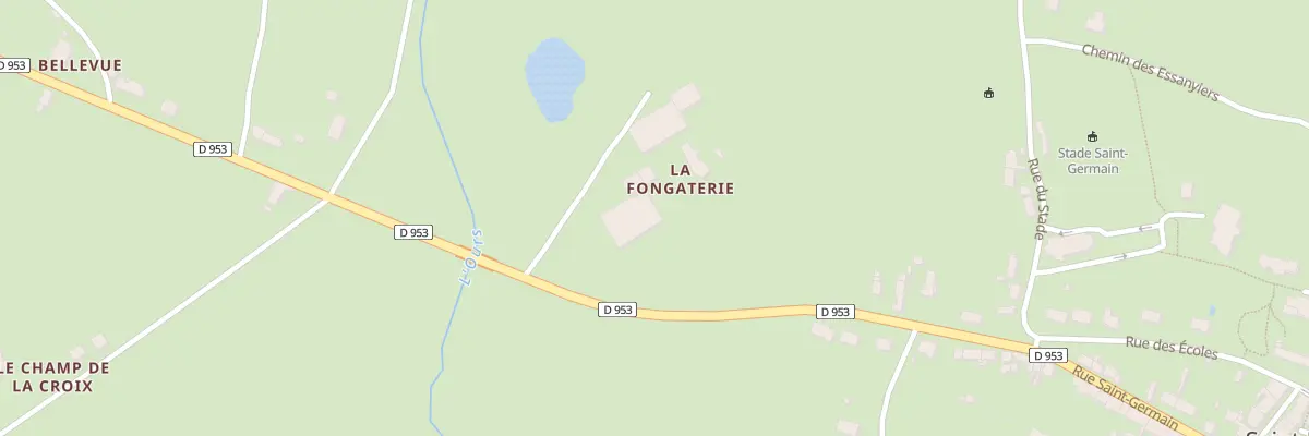 Plan du 5349 La Fongaterie à Saint-Menoux