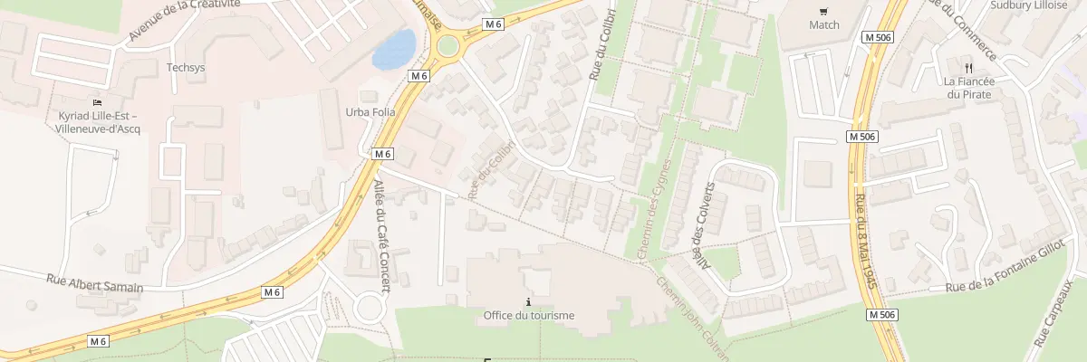 Plan du 40 Rue du Colibri à Villeneuve-d’Ascq