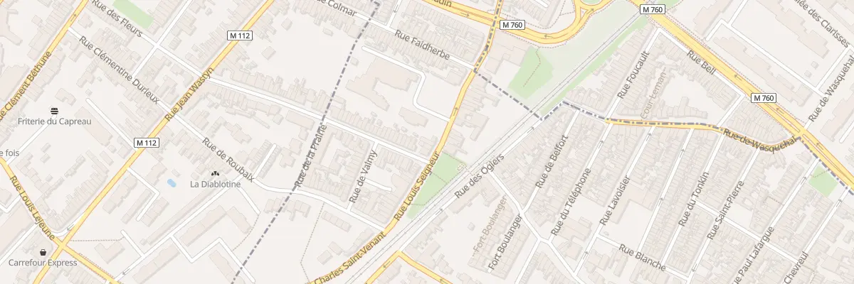 Plan du 23 Rue Louis Seigneur à Croix