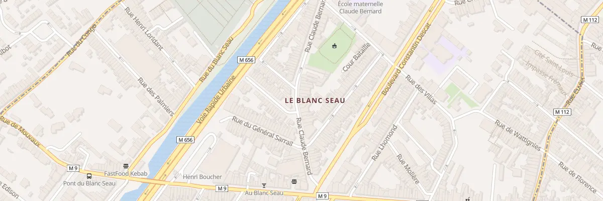 Plan du 205 Rue Claude Bernard à Tourcoing