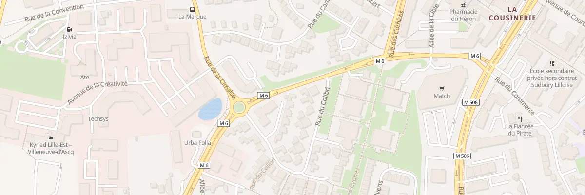 Plan du 7 Rue du Colibri à Villeneuve-d’Ascq
