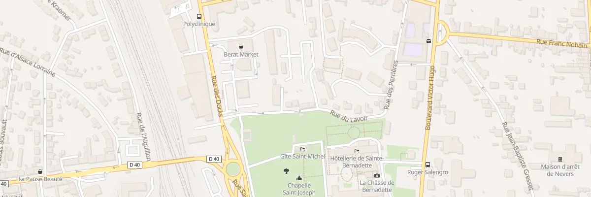 Plan du 18 Rue du Lavoir à Nevers