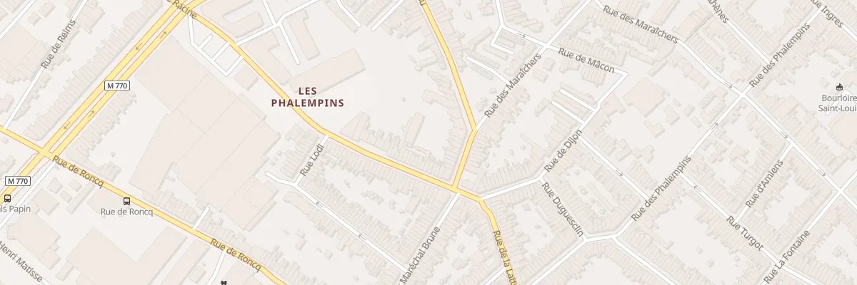 Plan du 9 Rue du Pont Rompu à Tourcoing