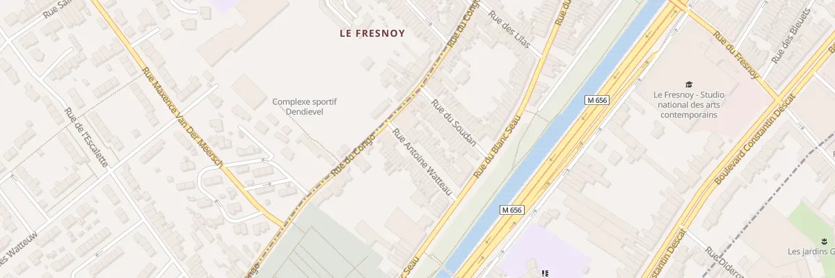 Plan du 11 Rue Antoine Watteau à Tourcoing