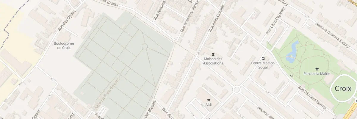 Plan du 49 Rue Jules Guesde à Croix