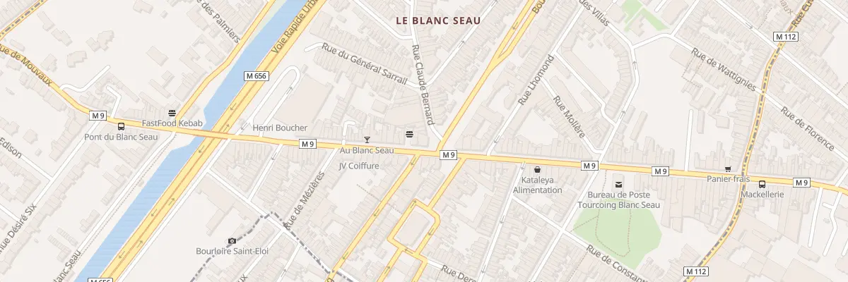 Plan du 87 Rue de Mouvaux à Tourcoing