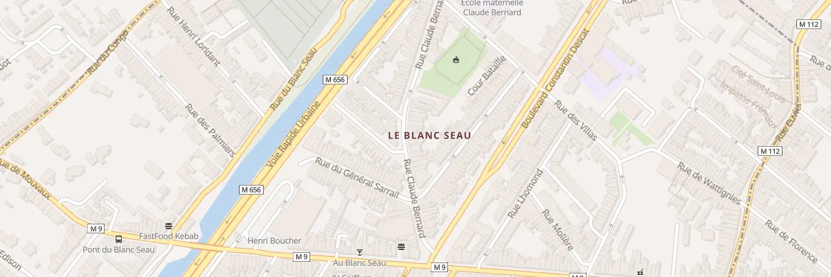 Plan du 207 Rue Claude Bernard à Tourcoing