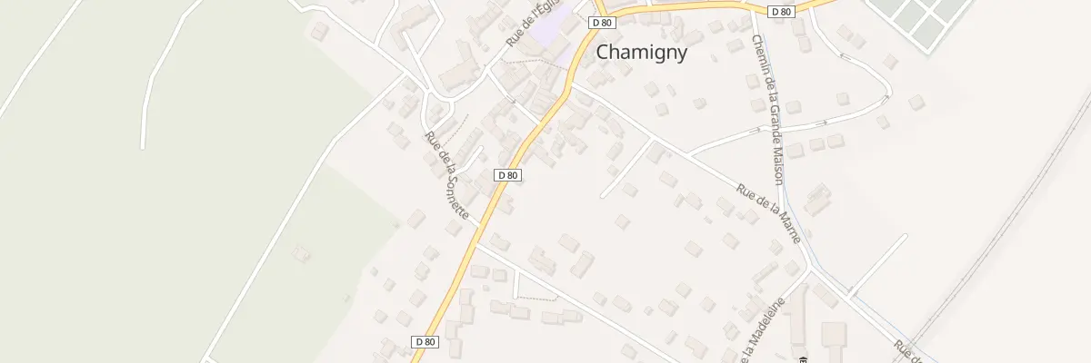 Plan du 8 Rue Roubineau à Chamigny