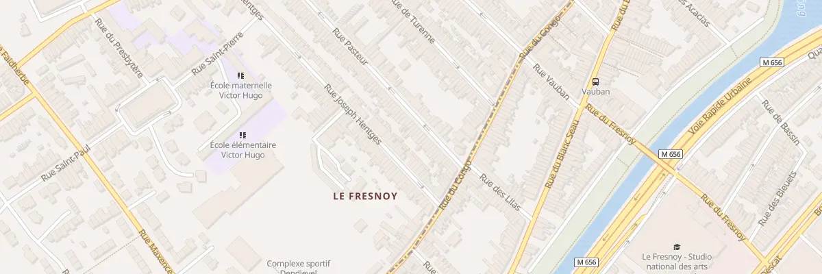 Plan du 152 Rue Pasteur à Mouvaux