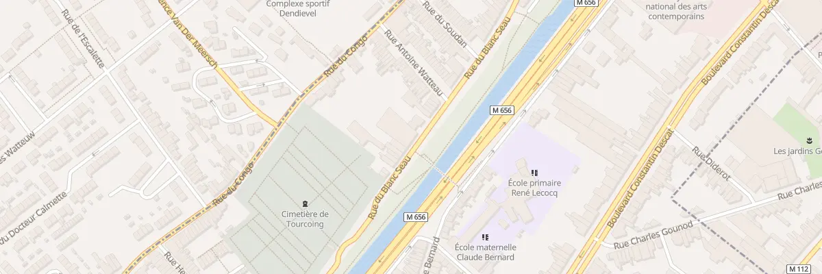 Plan du 472 Rue du Blanc Seau à Tourcoing