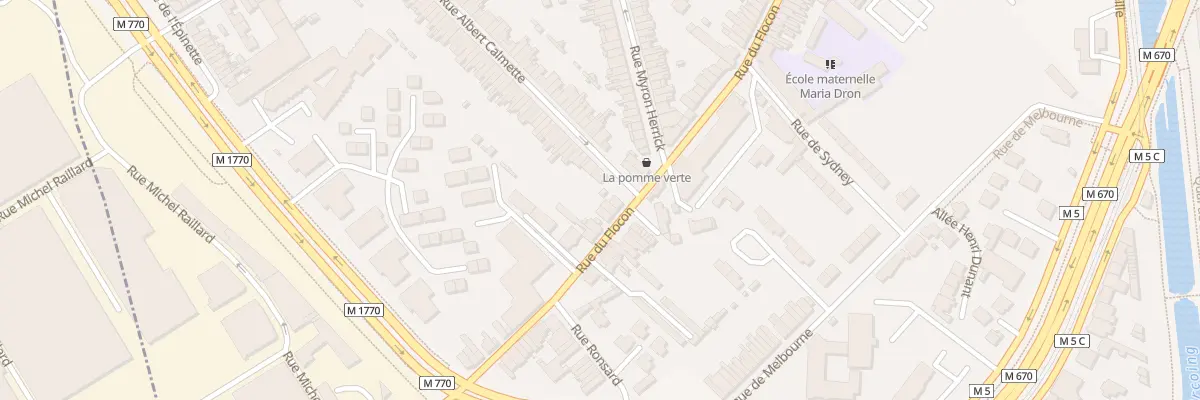 Plan du 200 Rue du Flocon à Tourcoing