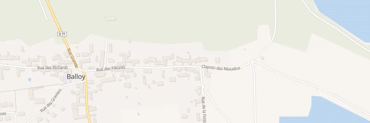 Plan du 8 Rue des Pâtures à Balloy