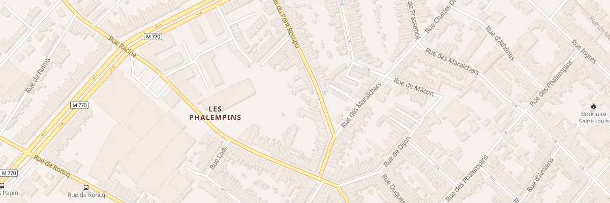 Plan du 39 Rue du Pont Rompu à Tourcoing