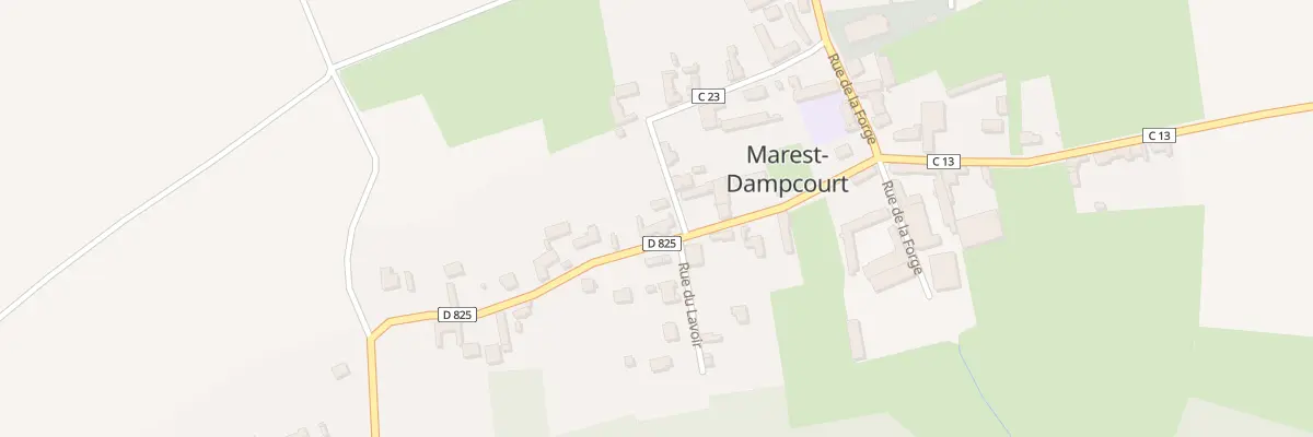 Plan du 14 Rue de l’Eglise à Marest-Dampcourt