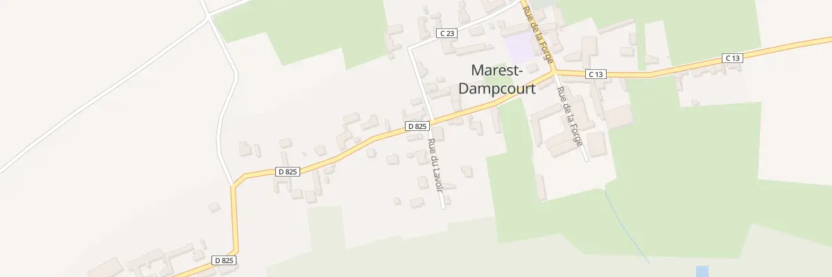 Plan du 11 Rue Saint Brice à Marest-Dampcourt
