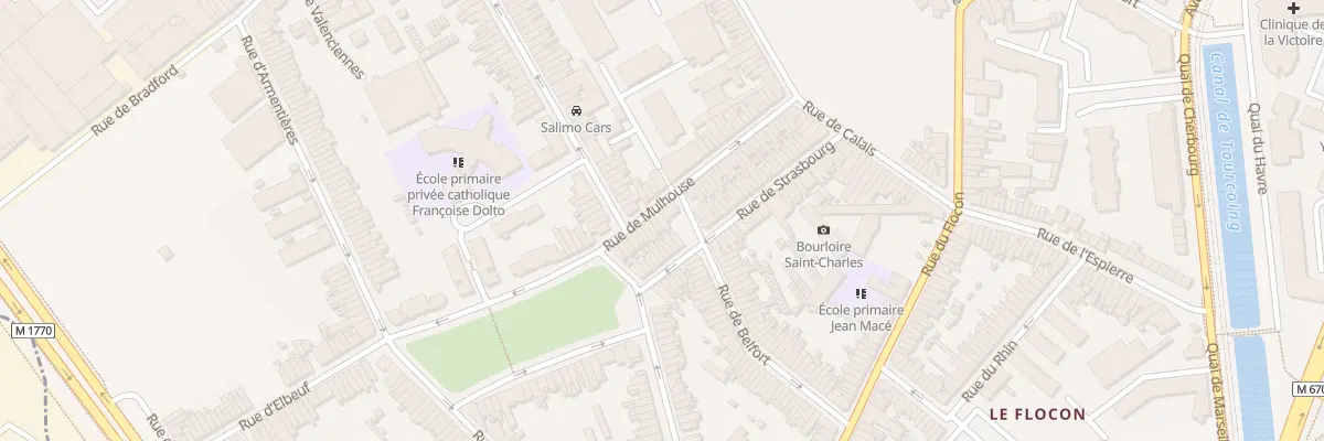 Plan du 51 Rue de Mulhouse à Tourcoing